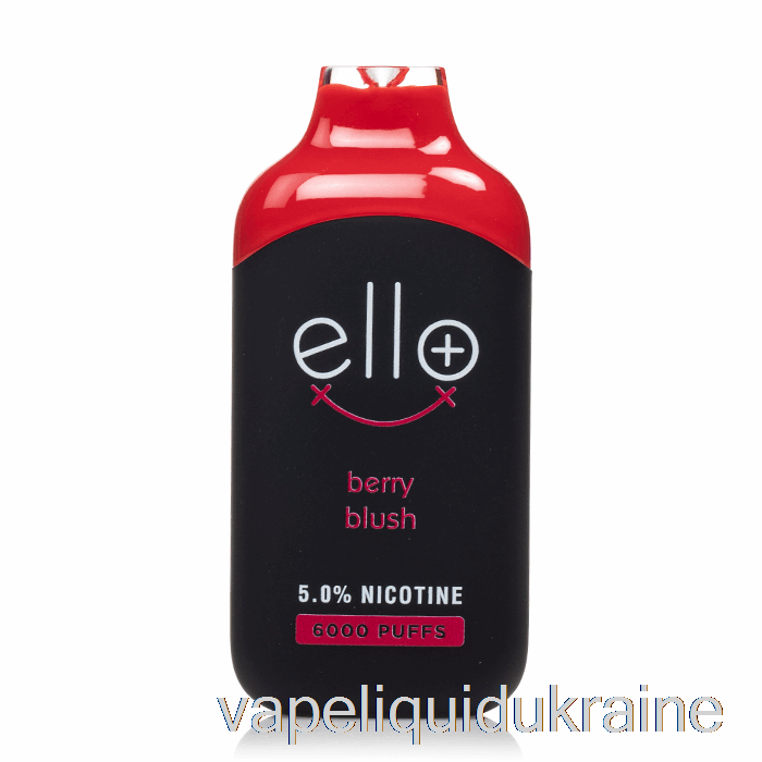 Vape Ukraine BLVK ELLO Plus 6000 Disposable Berry Blush Ice